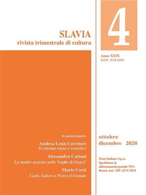 cover image of Slavia N. 2020 4